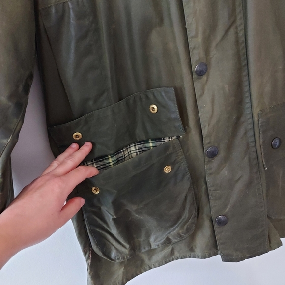 COPY - Vintage Barbour waxed canvas raincoat - Picture 7 of 7